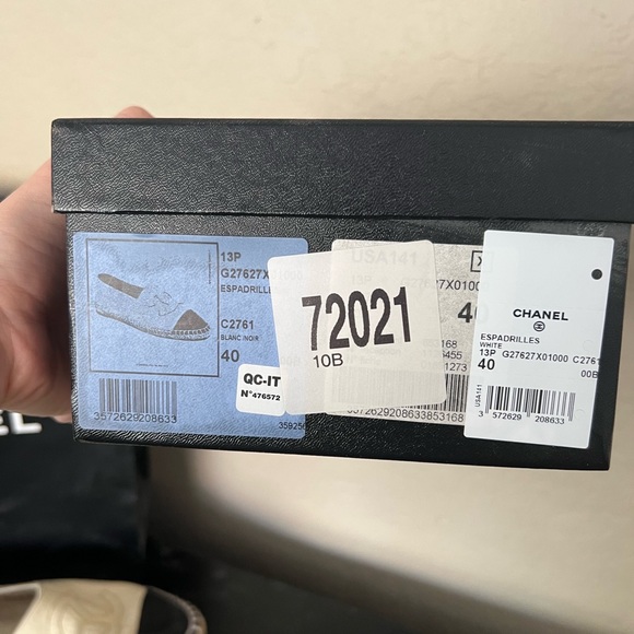 Authentic Chanel Espadrilles- Size 40 - Picture 11 of 11